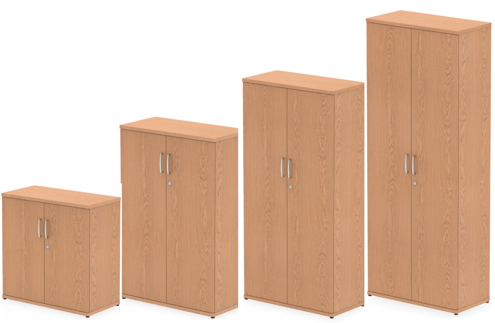 Oak on sale office cupboard